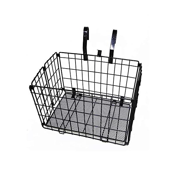 37 10 Zrk Pieghevole Cestino Della Bicicletta Wire Mesh Fold Up Sacchetto Estraibile Appeso Cestino Sacchetto Della Bicicletta Bikewebshop It