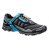  Salewa Ws Ultra Train, Zapatillas de Senderismo Mujer, Negro/Azul (Black Out/Ocean 0961), 40