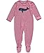 Carter's Baby Girls' "Patchwork Whale" Footed Coverall - pink/multi, 18 months