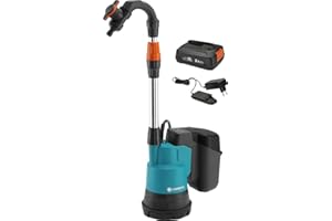 GARDENA 2000/2 18 V P4A Ready 14602-61 - Bomba para barril (2000 l/h, 20 m)