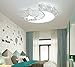 Produktbild XE Schlafzimmer Lichter Kinder 'S Zimmer Moderne Einfache Decke Licht Warme Romantische Sterne Mond Kreative Jungen und Mädchen Led-Lampen,55cm,Dreifarbiges Licht