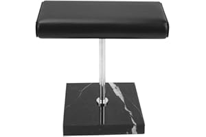 Hellery Uhrenhalter Display Stand Marble Base & PU Armbänder Holder Storage Oragnizer, D