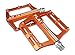 Produktbild Evetin Flat Ultra-Light MTB Rennrad 3 Abgedichtetes Lager Fahrrad Pedale 0.1Plus (Orange)