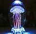 Produktbild kaimeng Kristall-Lautsprecher Box mit 7led Lampe, für Kids, Mutter, Lehrer-Geschenk für den Freund/Freundin Geburtstag/Jahrestag, Valentinstag, Weihnachten, Geburtstag Blue Jellyfish Crystal , Seven Colors Led & Mp4 & Bluetooth)