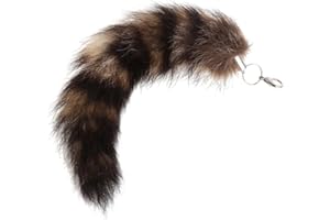 KERDEJAR Porte-clés en forme de queue de raton laveur