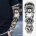 Produktbild tzxdbh 3Pcs-Full Arm Tattoo Aufkleber Wasserdicht Männer und Frauen Blume Arm Full Back 500 europäischen und amerikanischen Mustern Full Arm Nummer 09