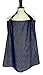 BebeChic * Top Quality 100% Cotton * Breastfeeding Covers * Boned Nursing Tops - with Storage Bag - navy blue / white dot