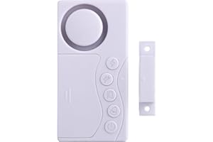 HONETEEK Window Door Security Alarm, Door Alarm for Home Security& Kids Safety, Door Window Alarm Sensor, Opening Entering Alert, Alarm for Garage Sliding Dementia Alzheimer, Anti-Theft Alarm