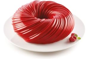 Silikomart 191229 Molde de Silicona con Forma Redonda INTRECCIO, Gris