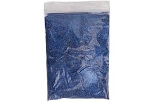 PSSOPP Crafts Glitter Extra Fine Glitter 50 G Polvere Glitterata Scintillante per Artigianato, Creazione di Biglietti, Scrapbooking, Feste, Viso, Corpo, Unghie(blu)