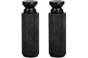 RiToEasysports Perno de Anclaje Tremolo, 2 pcs. Guitarra eléctrica Ajustable de 8 mm. Pernos y Anclas de Puente Tremolo con aleación de Cobre y Zinc para Floyd Rose.(Negro)