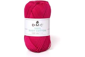 DMC - 100% Baby Cotton - Filato da maglia, studiato per la realizzazione di corredini da neonato | Morbido e piacevole da lavorare | Gomitolo da 50 g - 106 m | disponibile in 27 colori
