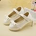 Voberry®1 Pair Cute Retro Style Toddler Baby Girls Soft Kids Bow Flats Casual Walking Princess Shoes (6, White)