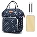 Produktbild Wickeltasche Rucksack - Multi-Funktions-Wasserdichte Mutterschaft Wickeltaschen für Reisen mit Baby - Große Kapazität, Langlebig und Stilvoll(Blau)