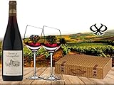 100% Frankreich | Wunderschönes Premium Rotwein-Set Baron...