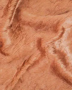 The Prop store Fur Rug for Photography for Baby Background (90 x 70 cm)-Suede Brown