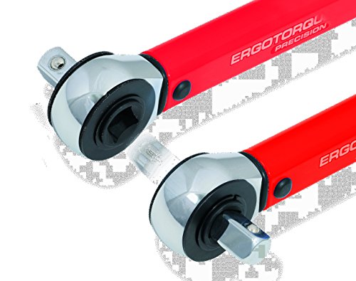 KS Tools Drehmomentschlüssel 1/2 Zoll Ergotorque basic mit Durchsteckvierkant-Ratschenkopf, 20-200 Nm, 516.1942 - 4