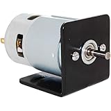 CHANCS Motore elettrico 775 DC Motor 12V 10000RPM 24V 20000RPM con staffa di montaggio sedile Spazzola piccolo motore DC