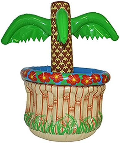 Fancy Ole Inflatable Palm Tree Hoola Aloha Beach Party High Decorative Bath Cooling, 65 cm, Multi-Colour