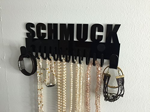 Schmuckhalter Galeara design wand mit schriftzug Schmuck (Schwarz) - 3