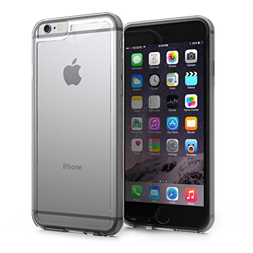 KHOMO   Funda iPhone 6 Plus y 6S Plus H  brida Transparente Carcasa con Bumper Invisible Protector Antichoque para Apple iPhone 6 PLUS   6S PLUS  5 5   - Hybrid Clear
