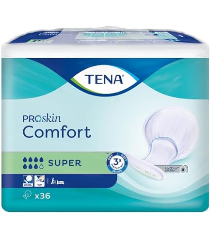 Serviettes TENA COMFORT Mini Super 30 Pièces - Protection Incontinence Discrète - Neuf