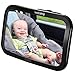 Produktbild VicTsing-Kfz Rückspiegel für Überwachung des Baby im Auto, 360 ° verstellbar unzerbrechlich Innen Spiegel Auto Baby, für die Seite gerichtete Sitze Kinder zurück, 100% bruchsicher