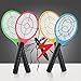 Price comparison product image Prevently Electric Tennis Bat Racket, New Creative Mosquito Killer Electric Tennis Bat Handheld Racket Insect Fly Bug Wasp Swatter (Random Colour)