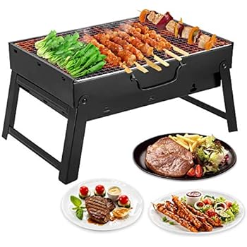 Barbecue da tavolo con coperchio Barbecue da tavolo con coperchio