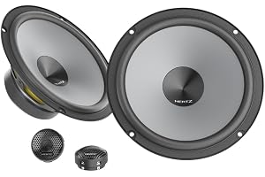 Hertz Car Coaxial Speaker System with Pressed Paper, PEI Cone, 75W RMS Power, 55-23000 Hz Frequency Response, 4 Ohm Impedance