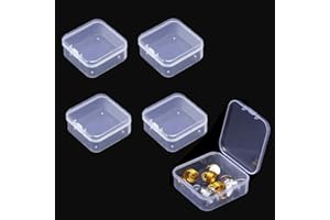 LLGSDLL Confezione da 4 piccoli portapillole, scatole per tablet da portare in viaggio, porta vitamine da viaggio che si adattano a quasi tutte le tasche