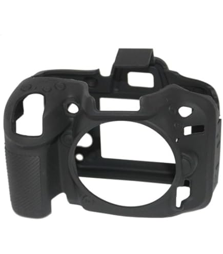 Custodia Protettiva EasyCover Custodia Silicone Per Canon 850D | Nero | Protezione Completa E Design Elegante Custodia Fotocamera