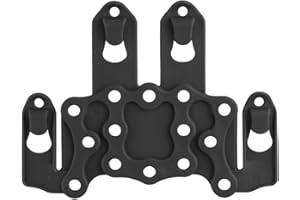 Ranstac Adaptateur de Plate-Forme d'étui de Pistolet Tactique Militaire Molle Strike CQC Airsoft CJ/XGP-01(Noir)