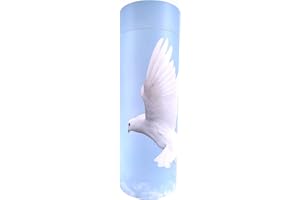 GENERIC Dove Bird Scatter Tubes for Adult Ashes – Biodegradable Cardboard Cremation Urns (Large)