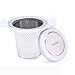 Produktbild iNeibo teesieb teeei teefilter tea infuser teekugel, Moderner design aus hochwertigem, rostenfreiem 18/8 Edelstahl mit Abtropfschale, genießen Sie Ihr: loser tee schwartztee detox tee grüner tee darjleeg tee assam tee jasmin tee rooibos tee mate tee (8cm/3inch)