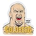 Produktbild WCW – Goldberg Cartoon Aufkleber