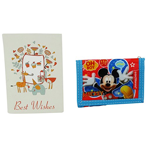Preisvergleich Produktbild Disney Micky Maus Kids Geldbörsen Geldbeutel Portemonnaie V
