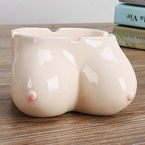 Max & Mix Aschenbecher Zigarre Zigarre Sexy Mignon Zimmer C ¨ ¦ Keramik Aschenbecher Aschenbecher Aschenbecher für D Farbnäpfchen Tabletop Büro? Hause, Aschenbecher Geschenk, Raucher weiß