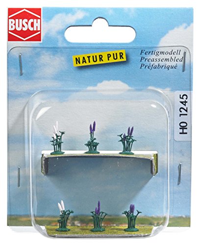 Preisvergleich Produktbild Busch 1245 - 18 Wild-Lupinen, fertig montiert, Fahrzeug