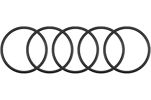 SOURCING MAP Sourcingmap - Guarnizione tonda in gomma nitrilica, 5 pezzi, 54x62x4mm