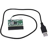BraveWind Diskettenlaufwerk-Adapter, 1,44 MB, 8,9 cm (34 Zoll), 34 Pin, 34 P auf USB-Kabel, PCB-Platine