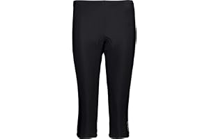 Santic Pantalon Cycliste Femme 3/4 Rembourré – Legging Vélo Confortable Avec Cuissard Gel Femme, Violet, XXL