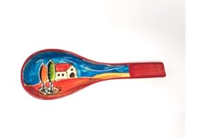 VERANO CERAMICS Divine Deli Tuscany Hand Painted Spanish Style Spoon Rest
