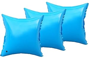 well2wellness 3X Pool Cojín Aire Winterkissen con Nuevo Safety Valve + 4 Ojales para Piscina Cubre