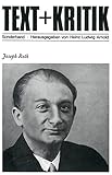 Image de Joseph Roth (TEXT+KRITIK Sonderband)