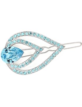 Swarovski Elements Aquamarin Haarspange