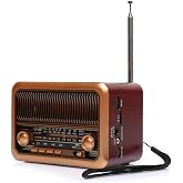 COMSE 3315 Mini Taşınabilir Nostaljik Radyo Bluetooth Hoparl&ouml;r Mp3 &Ccedil;alar