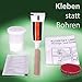 Produktbild Golden Lutz® 2K Klebeset Universal - Zur Befestigung von Badezimmer-Accessoires - ganz ohne Bohren