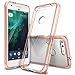 Price comparison product image Ringke [Fusion] Compatible with Google Pixel Case Crystal Clear PC Back TPU Bumper [Drop Protection, Shock Absorption Technology] Raised Bezels Protective Cover for Google Pixel 2016 - Rose Gold
