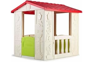 FEBER Happy House - Maison de jeux pour enfants de 2 à 6 ans (Famosa 800012380) de Plastique, Multicolores